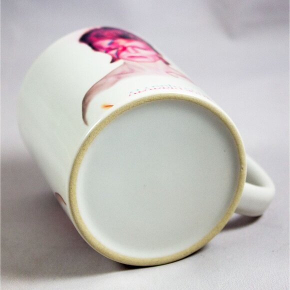 David Bowie Aladdin Sane 2015 Coffee Mug 10oz Musician Artist Lightning Bolt - Picture 4 of 7